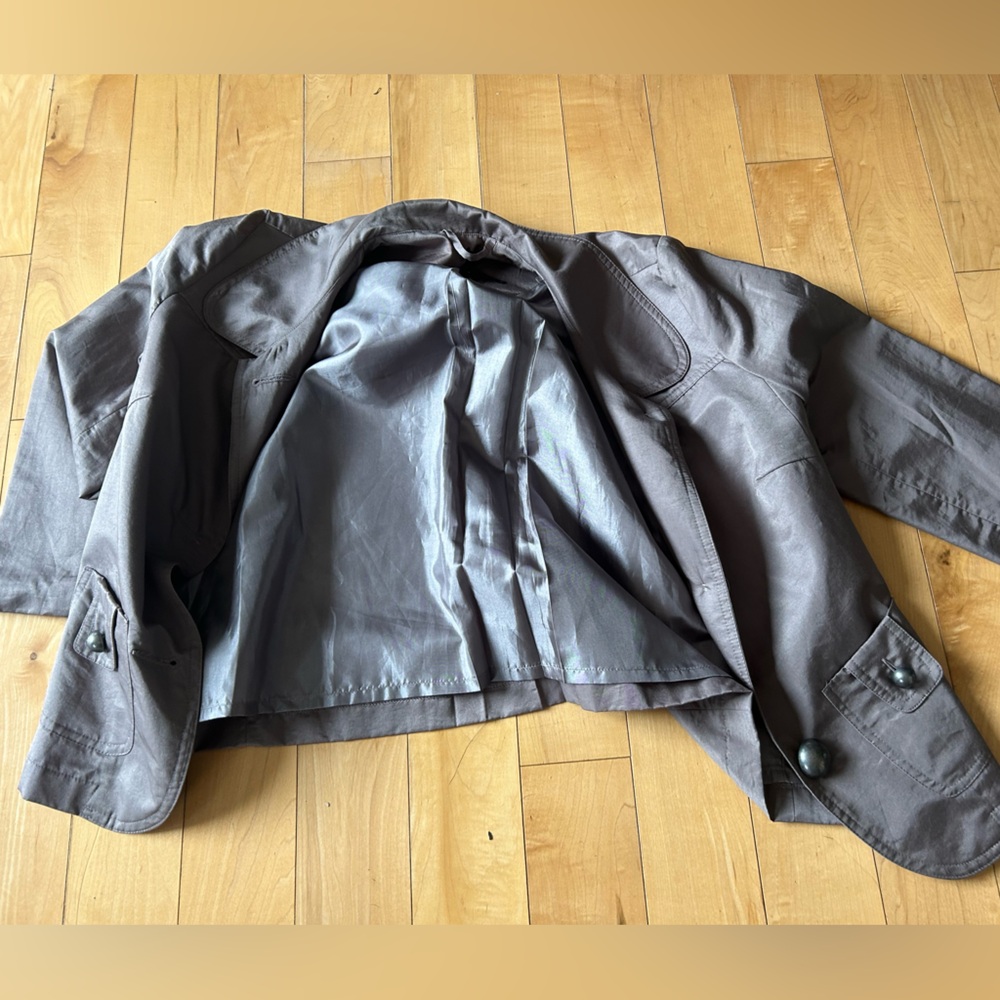 Lapis Gray Satin Garment